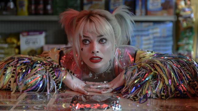 Margot Robbie as Harley Quinn in a scene from the Suicide Squad spin-off, Birds Of Prey.