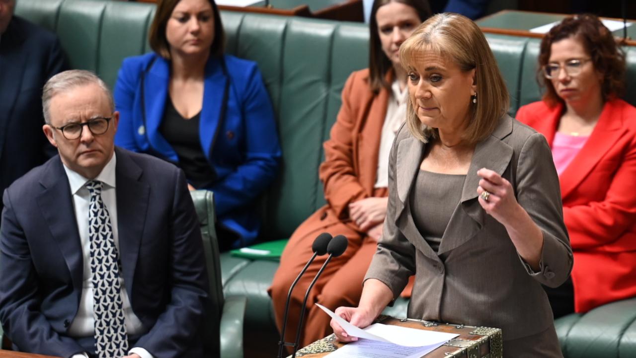 Assistant Minister for the Prevention of Family Violence Justine Elliot says women act differently because of a fear of violence. Picture: NewsWire / Martin Ollman