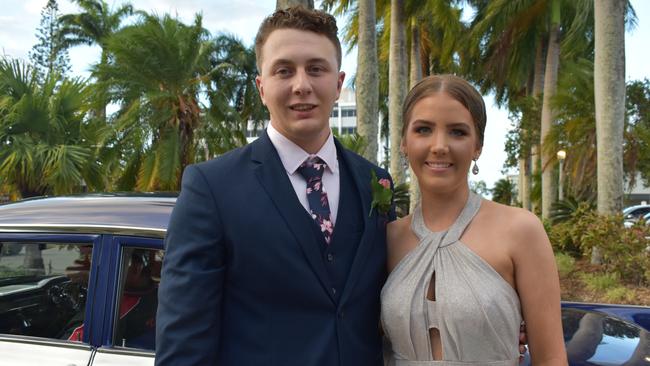 Ben Dodd and Caitlin McLennan at the Mackay State High School formal at the MECC, on Wednesday November 18. Picture: Zizi Averill