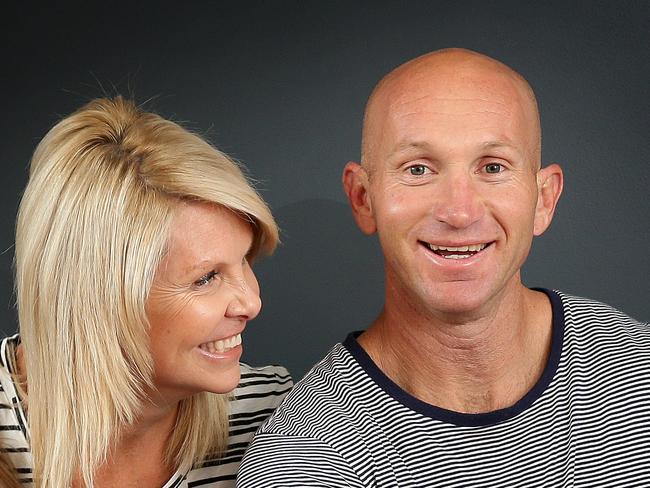 Adam MacDougall and his wife Belinda have never been happier. Picture: Troy Snook