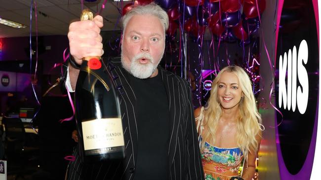 Kyle Sandilands and Jackie O when their morning radio show hit the Melbourne airwaves.