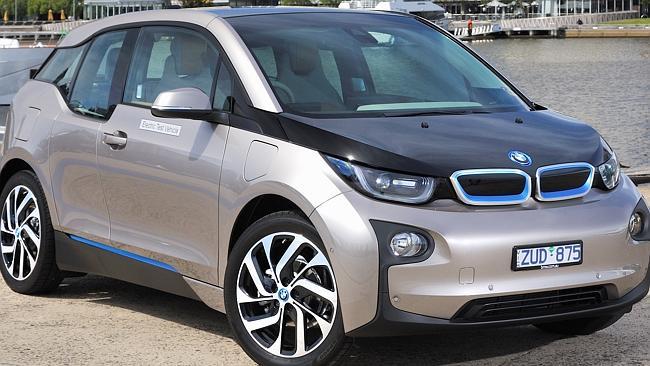 The new electric BMW i3 ... which has gone on sale in Australia today.