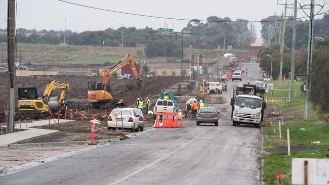 People driving through Waurn Ponds on Hams and Ghazeepore Rd will face delays as construction of a roundabout gets underway.