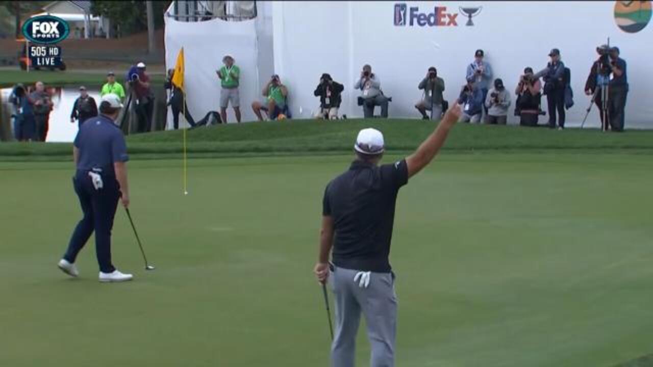 Fox seals first PGA title with chip