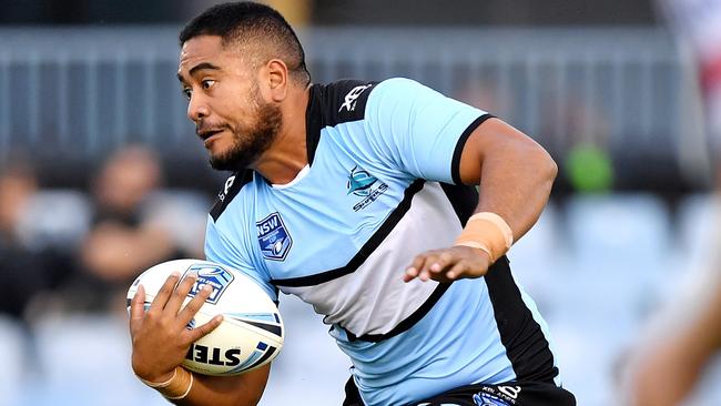 Cronulla Sharks player Fine Kula. Picture: Gregg Porteous/NRL Images