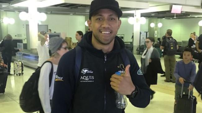 Brumbies inspiration Christian Lealiifano arriving In Brisbane