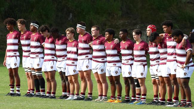 The St Peters Lutheran College team. Picture: Tertius Pickard