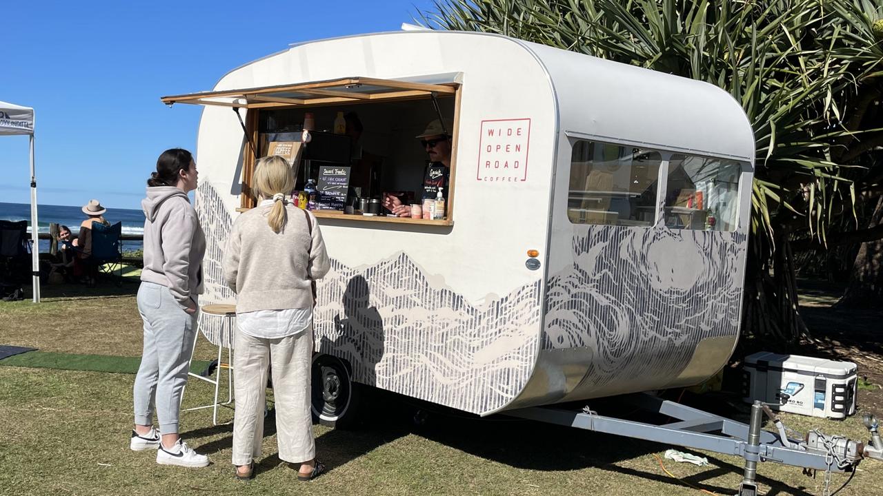 The Wide Open Road coffee van. Picture: Savannah Pocock