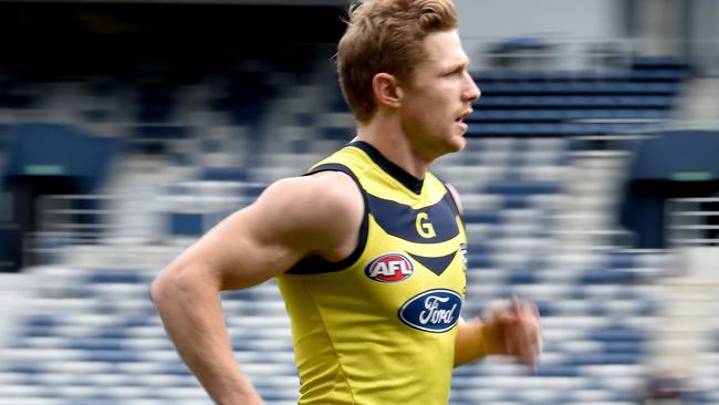 Scott Selwood at training this week. Picture: Jay Town