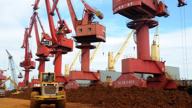 A Chinese port on the rare-earths supply chain. Shenghe, worth about $5.3bn on the Shanghai market, is one of the most active of China’s privately owned rare earths companies. Picture: Wang Chun