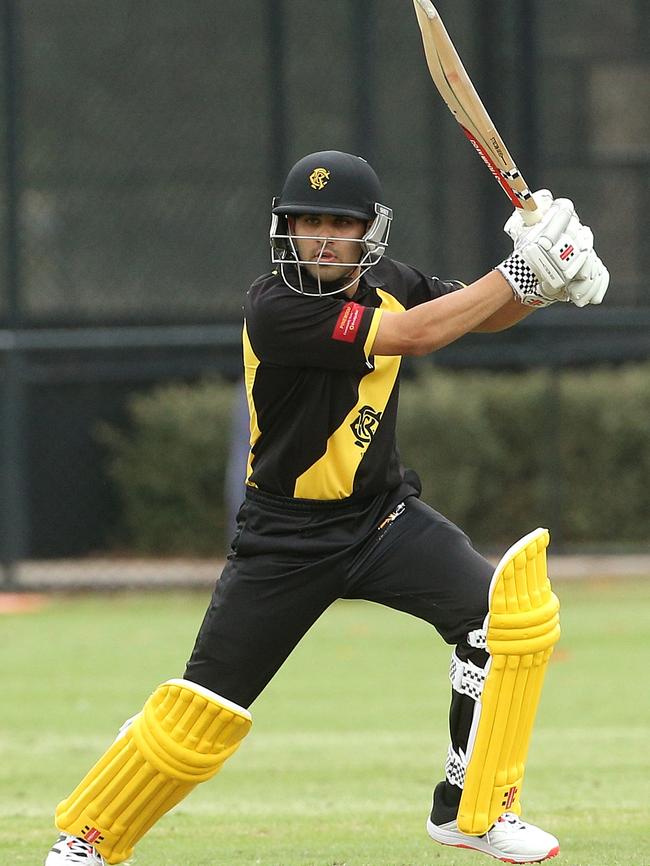 Shobit Singh batting for Richmond last season.