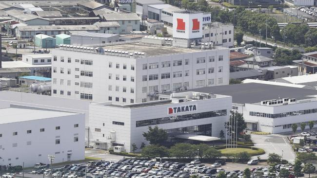 Manufacturer Takata Corp filed for bankruptcy in 2017. Picture: The Yomiuri Shimbun via AP Images