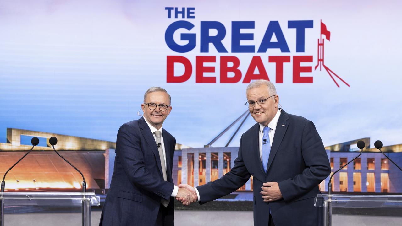 The leaders have just under two weeks to convince the millions of undecided Australians as to why they should be the next Prime Minister. Picture: Alex Ellinghausen/Getty Images