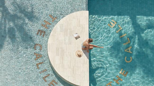 The Calile Hotel's pastel pool is a favourite. Picture: Sean Fennessy