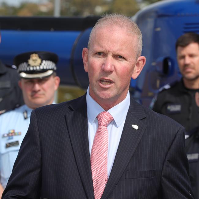 Queensland Police Unions president Ian Leavers. Picture: Glenn Hampson