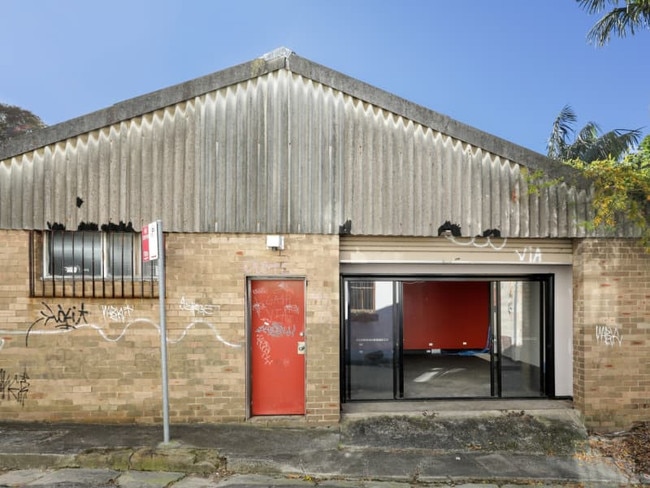 A plan to turn this rundown warehouse into six apartments was shot down by furious locals. Picture: realcommercial.com.au