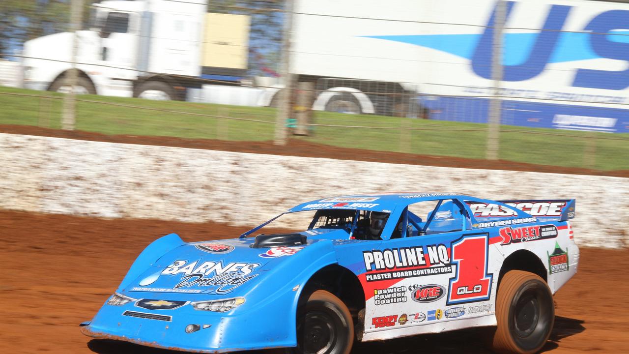 Australian Super Sedan champion Matt Pascoe has to settle for second placing in Saturday night series opener at Toowoomba Speedway.