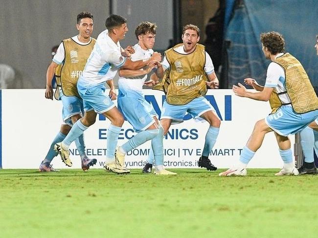 San Marino Football club, ranked 210th and last in the Fifa world rankings  won a competitive football match for the first time in their history, beating 199th-ranked, lofty Liechtenstein 1-0 in a Nations League doozy on Thursday night. Picture: X