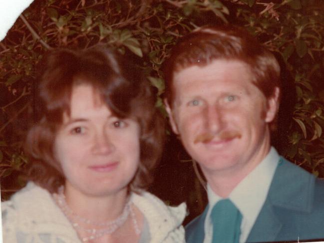 Roxlyn Bowie with her husband John. Roxlyn went missing from her home in Walgett in northern New South Wales in 1982. John now lives in Toowoomba - Photo Supplied Copyright Unknown