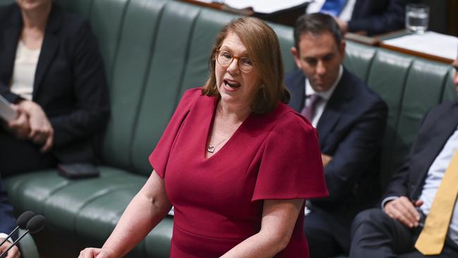 Catherine King during Question Time at Parliament House in Canberra. Picture: NCA NewsWire / Martin Ollman