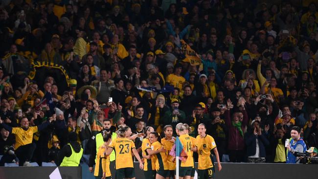 The Matildas have captured the hearts and minds of Australia. Picture: AFP