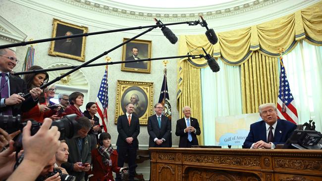 US President Donald Trump’s tariff policy is creating uncertainty in the construction sector. (Photo by ANDREW CABALLERO-REYNOLDS / AFP)