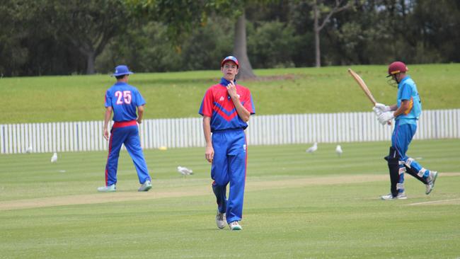 Tyler McInnes hit a half-century off for Newcastle. Picture: Kevin Merrigan