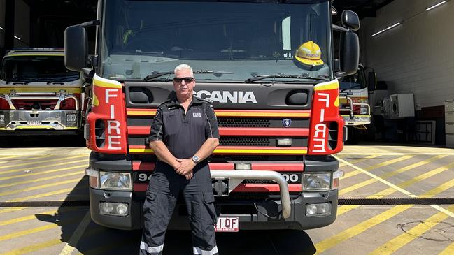 Mt Isa senior fire fighter David McCrindle