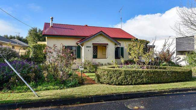 This two-bedroom house at 5 Frewville Place, Mount Gambier, is for sale for $349,000.