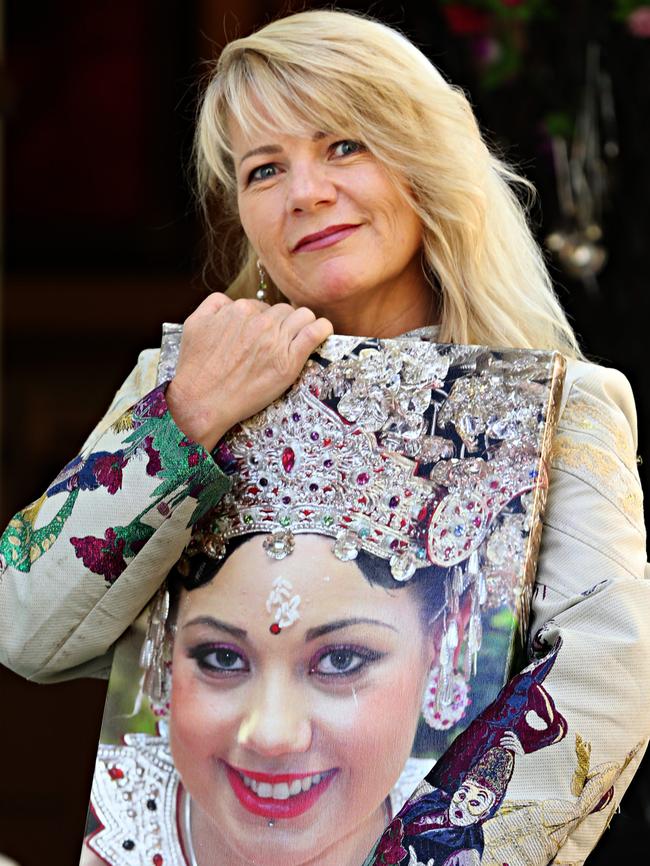 Bianca Girven’s mother Sonia Anderson with a picture of Bianca