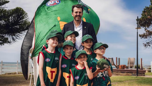 Brendon Gale in Penguin, Tasmania. Picture: Tasmania Football Club
