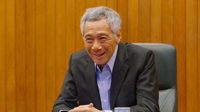 Singapore PM Lee Hsien Loong’s government will stop paying the medical bills of unvaccinated people next month. Picture supplied.