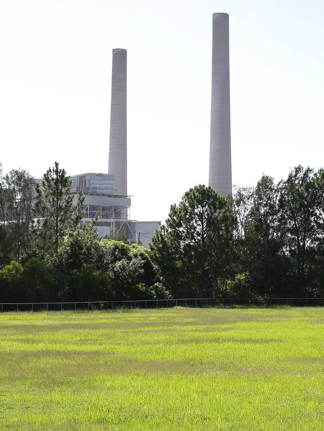 Last moments of chimneys standing tall.