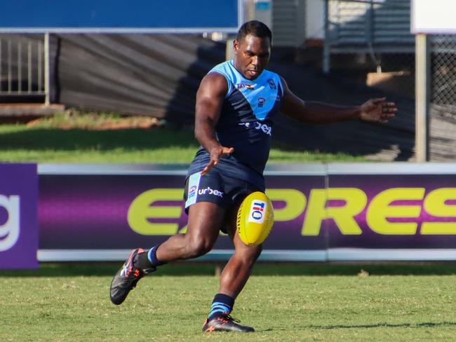 Michael Coombes was sent off in the second quarter against Nightcliff.