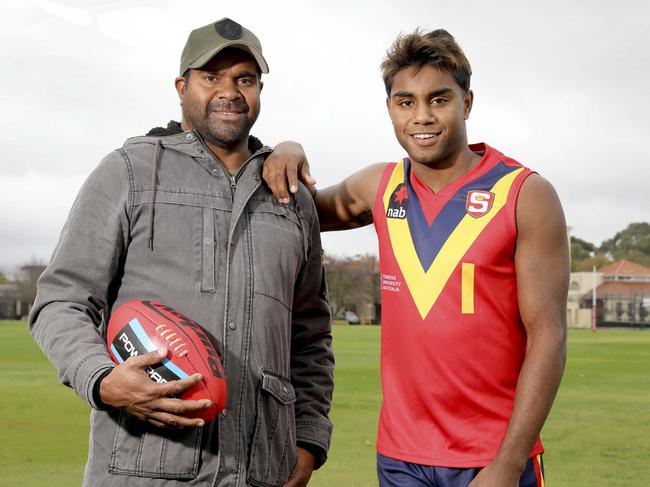 Byron and Kozzie Pickett in 2019. Picture: AAP Image/Dean Martin