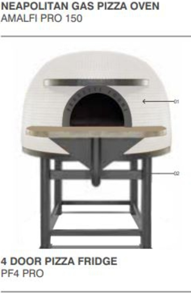 The proposed pizza oven. Picture: Randwick Council