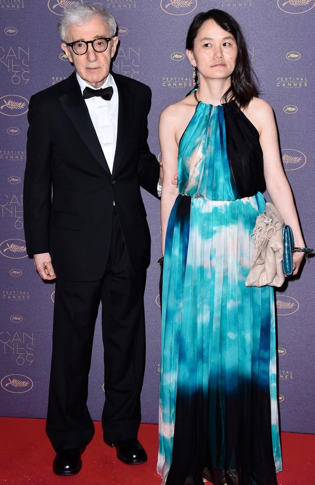 Woody Allen and his wife Soon Yi Previn in Cannes, France, in 2010. Picture: Pascal Le Segretain/Getty Images