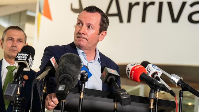 WA Premier Mark McGowan. Picture: NCA NewsWire/Tony McDonough