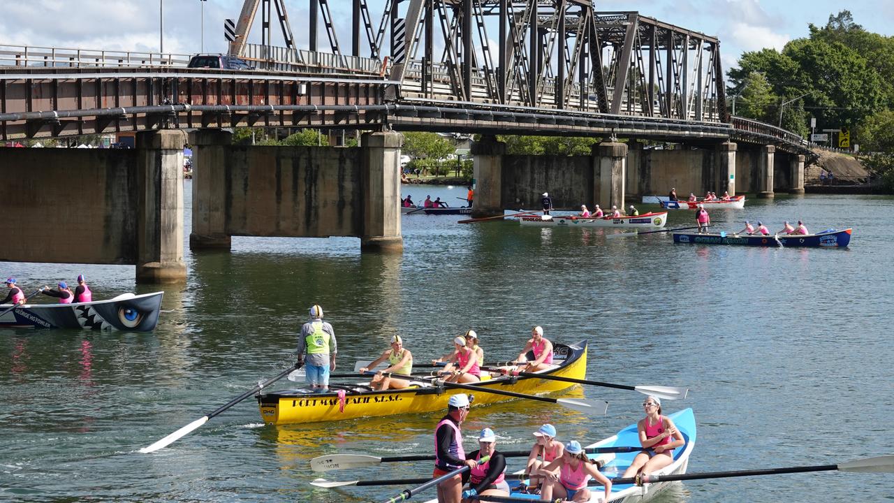 Circling by the old Macksville Bridge. Picture: Chris Knight