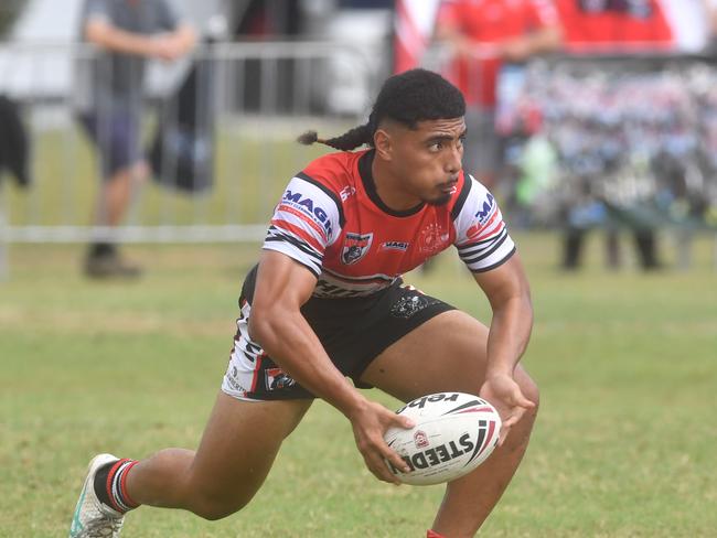 Kirwan State High School hosts St Patrick's College, Mackay, in round 1 of the 2025 Aaron Payne Cup. Picture: Evan Morgan
