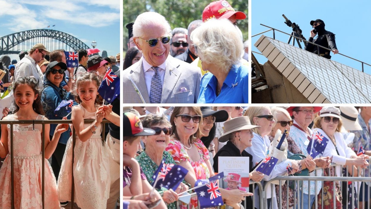 Wild crowds and snipers: King and Queen arrive at Opera House