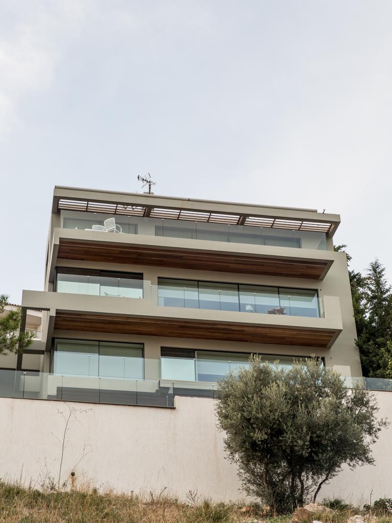 The back of John Macris house in Athens. Picture: Angelos Christofilopoulos/ News Corp