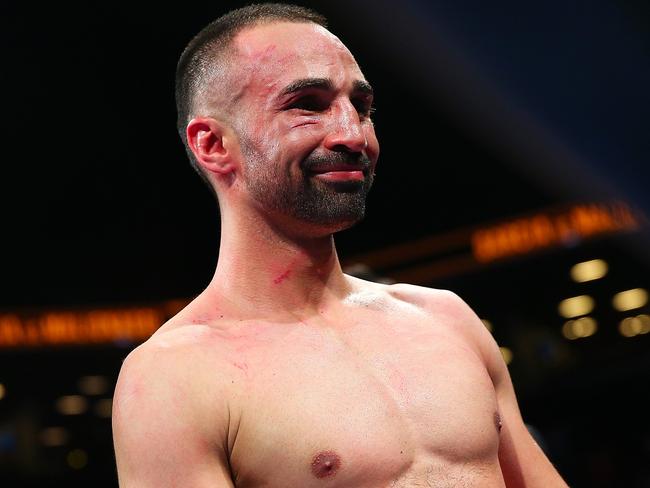 Paulie Malignaggi following his fight with Danny Garcia.