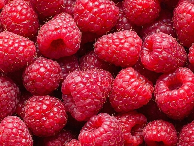 Raspberries are great for gut health.