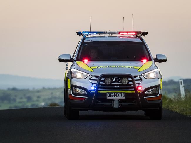 One trapped as car, truck collide on major Qld highway