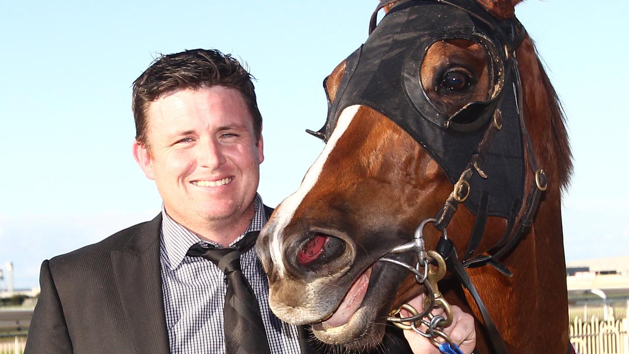 Trainer Grant Allard hopes to snare a spot in the Provincial Championships Final with Americana Magic. Picture: Jono Searle