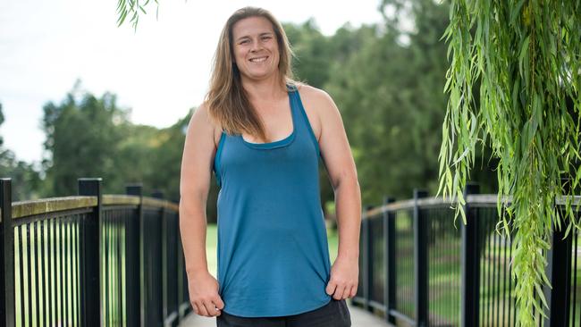 Transgender footballer Hannah Mouncey says there is misinformation about transgender athletes. Picture: Jason Edwards