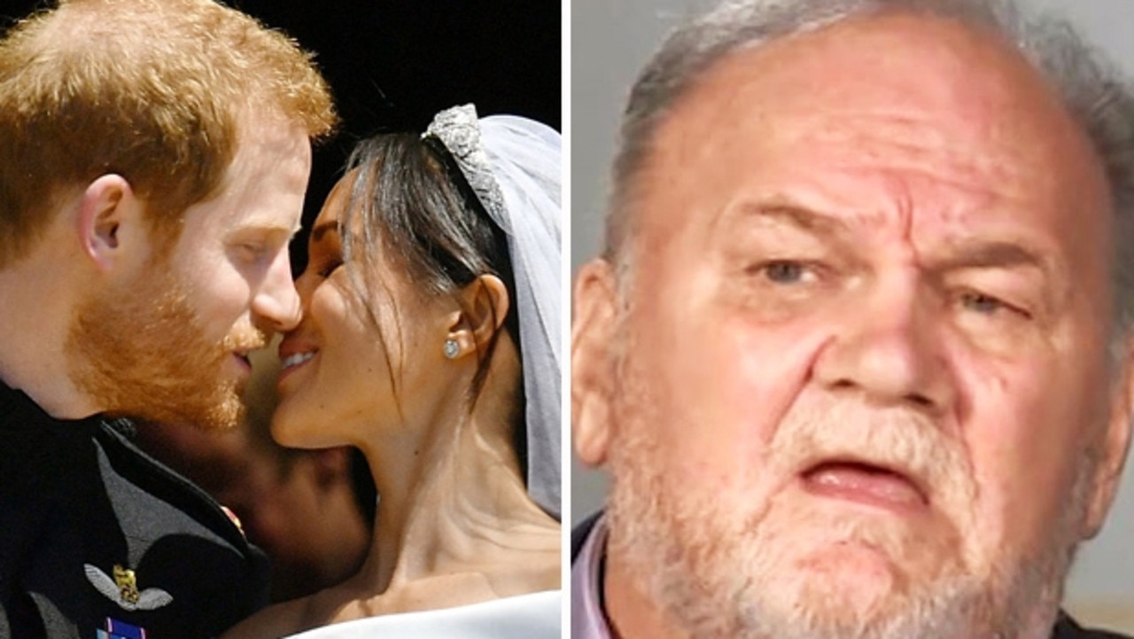 Thomas Markle was not invited to his daughter’s wedding to Prince Harry in 2018. Picture: ITV