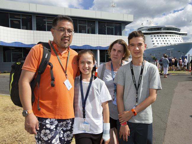 The Ooi family from Sydney's north shore. Picture: Brett Phibbs