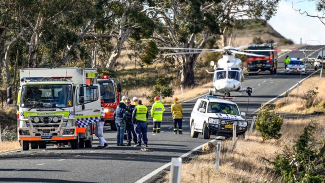 Emergency services attend the tragic Tarago car crash on July 28. Picture: OnScene ACT